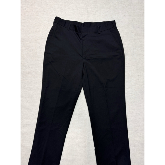 J Ferrar Men’s Black Dress Pants 36WX30L Business Casual Office Corporate Church - Picture 2 of 9